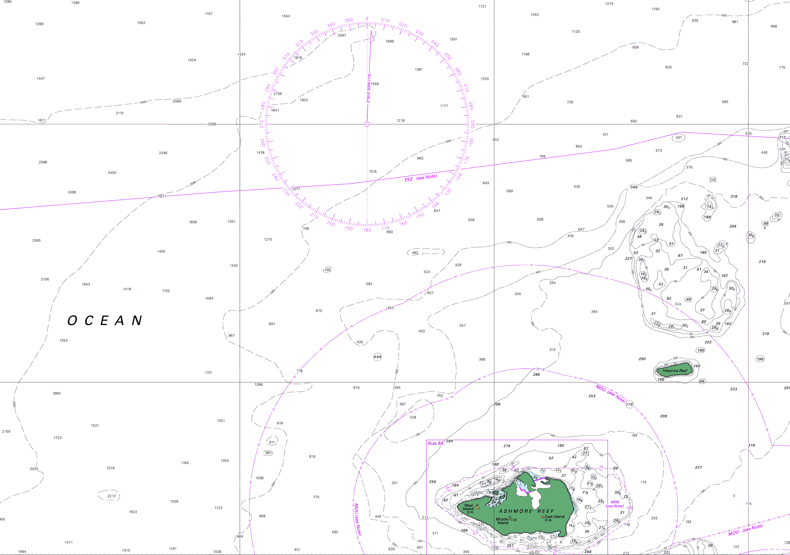 Parts Of A Nautical Chart