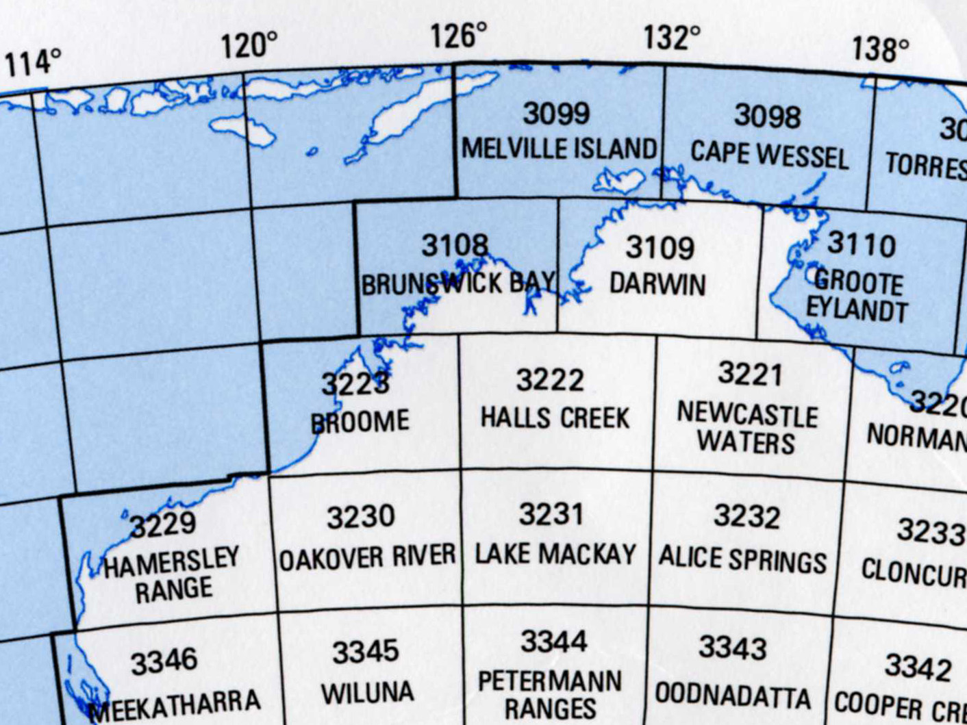 World Aeronautical Chart Australia