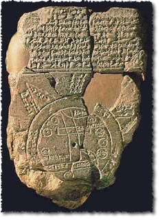 Babylonian tablet map