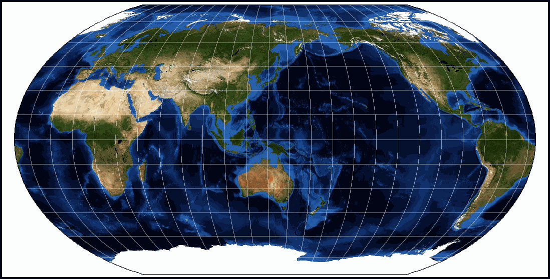 Robinson world map