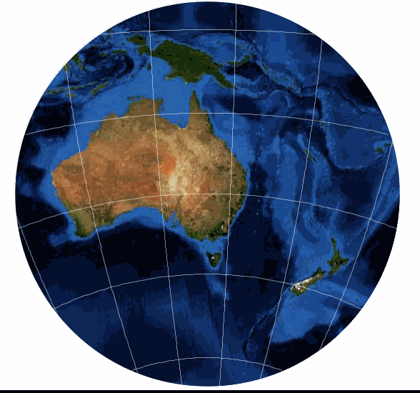 Stereographic Australia